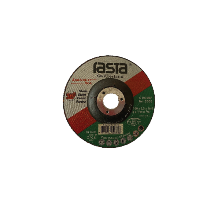 Rasta Stone Cutting Disc 4" 100x2.5x16mm