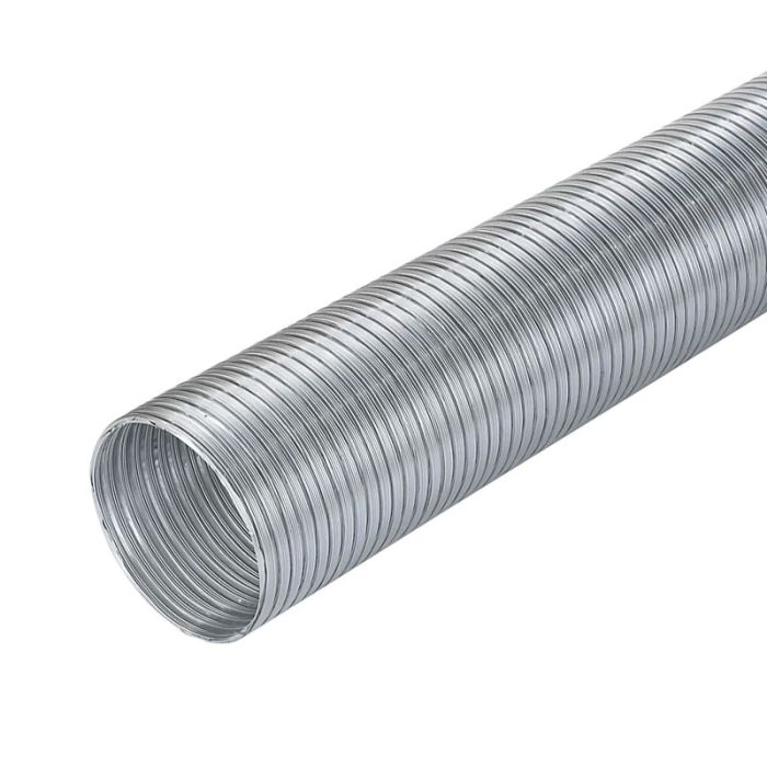 Semi-flexible Aluminium 80mmx3m Ducting Length