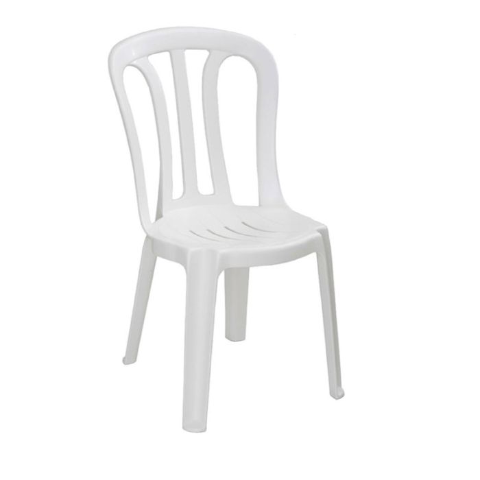 Lordos Fiesta White Plastic Garden Chair