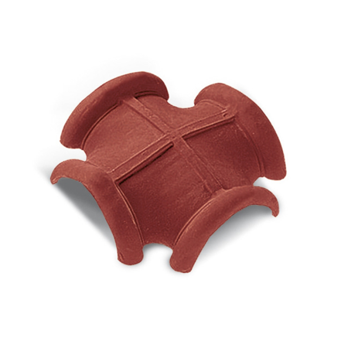 Traditional Four-Way Dark-Red Italian Roof Tile