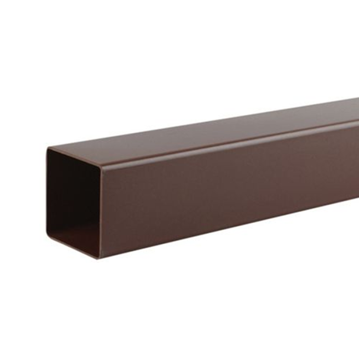 Osma Square Brown 4m Guttering