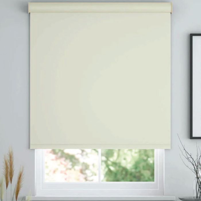 Roller Blind Blackout 240cm(L)x100cm(W) Ivory