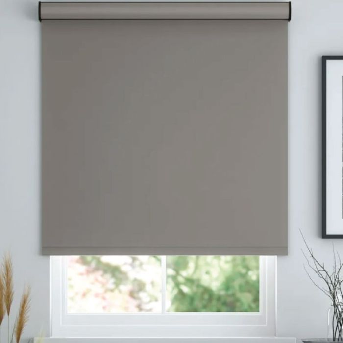 Roller Blind Blackout 240cm(L)x90cm(W) Stone