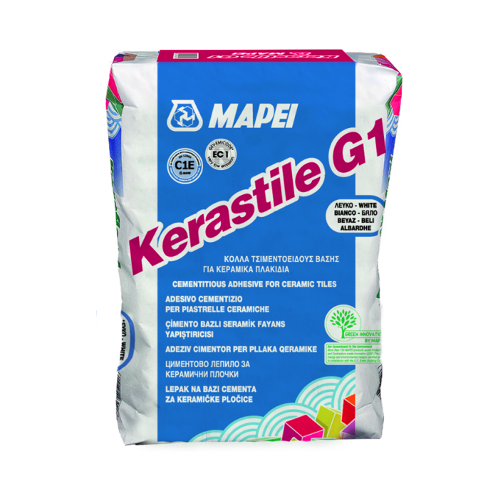 Mapei Kerastile G1 C1E Tiles Adhesive White 25KG