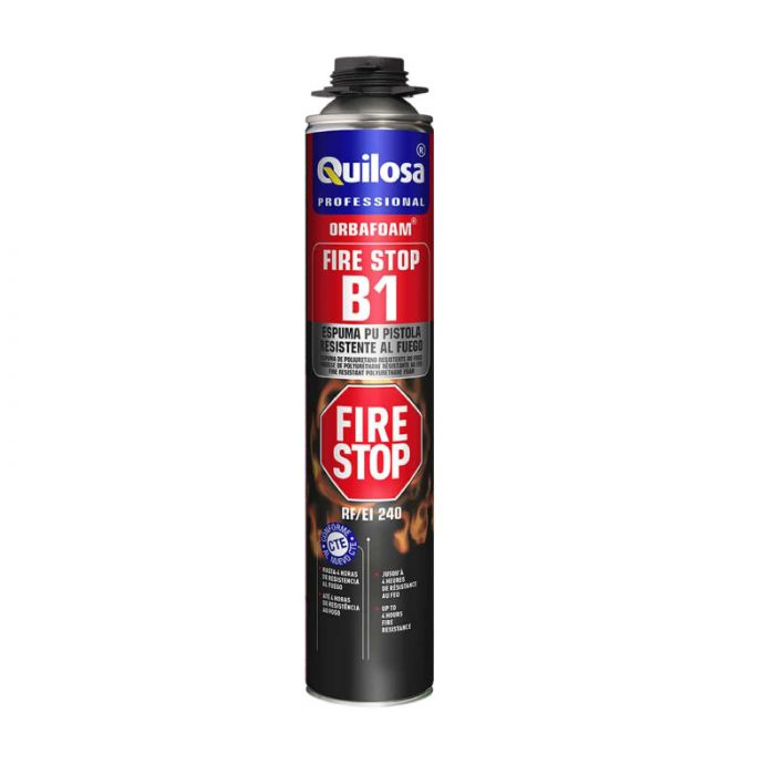 Quilosa PU-Orbafoam Fire Stop 750ml Fire Rated Foam