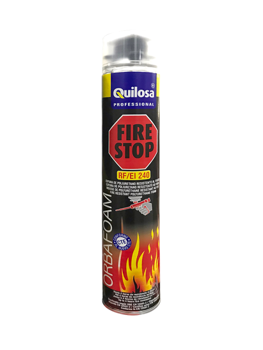 Quilosa PU-Orbafoam Fire Stop 750ml Fire Rated Foam