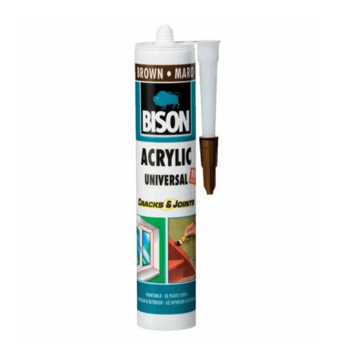 Bison Universal Acrylic Decorators' Caulk Brown 300ml