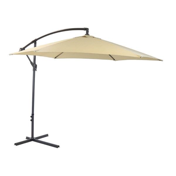 Homeman Garden Umbrella (Hanging) Steel Cream 3m