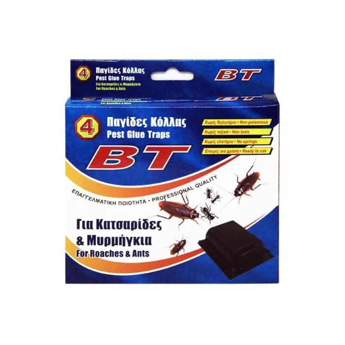 BT 53gr 4pcs Ant & Roaches Glue Traps