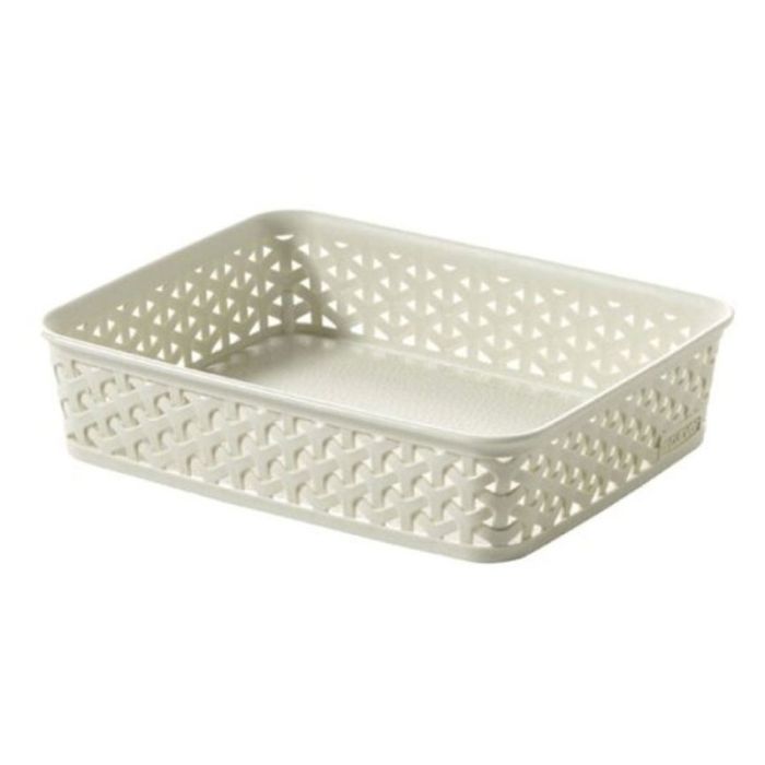 Curver White My Style Storage Basket 25.6 X 20 X 6 Cm