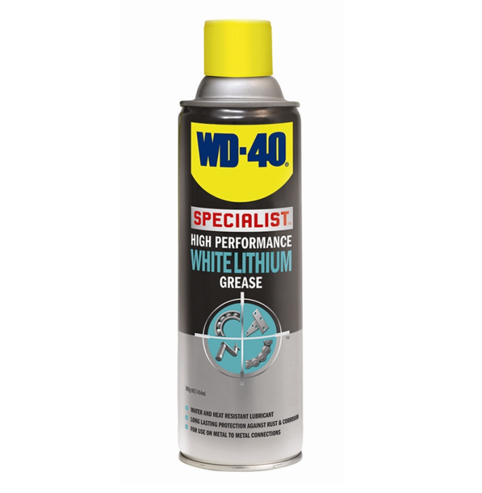 WD-40 Specialist High Performance White Lithium Grease Lubricant 400ml