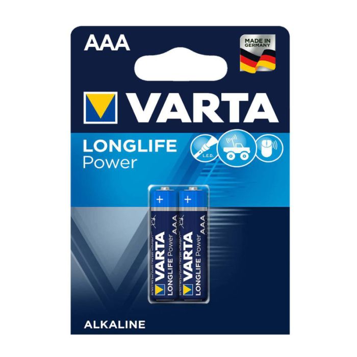 Varta Long Life High Energy Alkaline AAA Batteries Pack Of 2