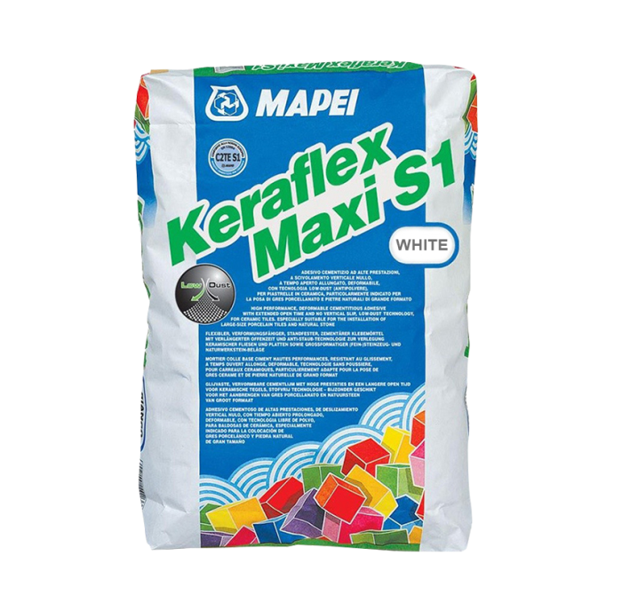 Mapei Keraflex Maxi S1 C2TE S1 Tiles Adhesive White 23KG