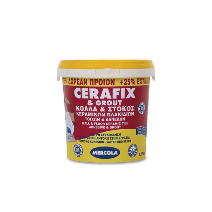 Μercola 125gr Cerafix Ready Mix Tiles Adhesive & Grout