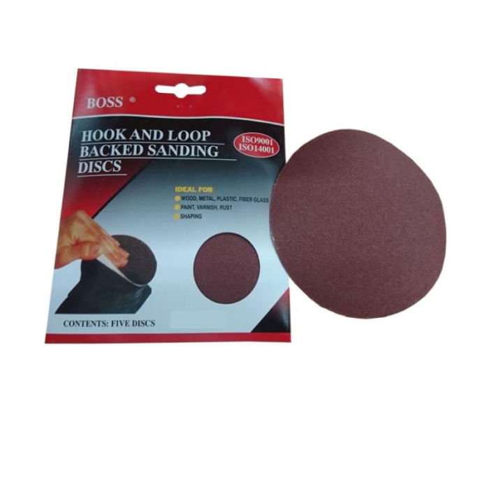 Boss 125mm Sanding - Abrasive Disc K60 5pcs