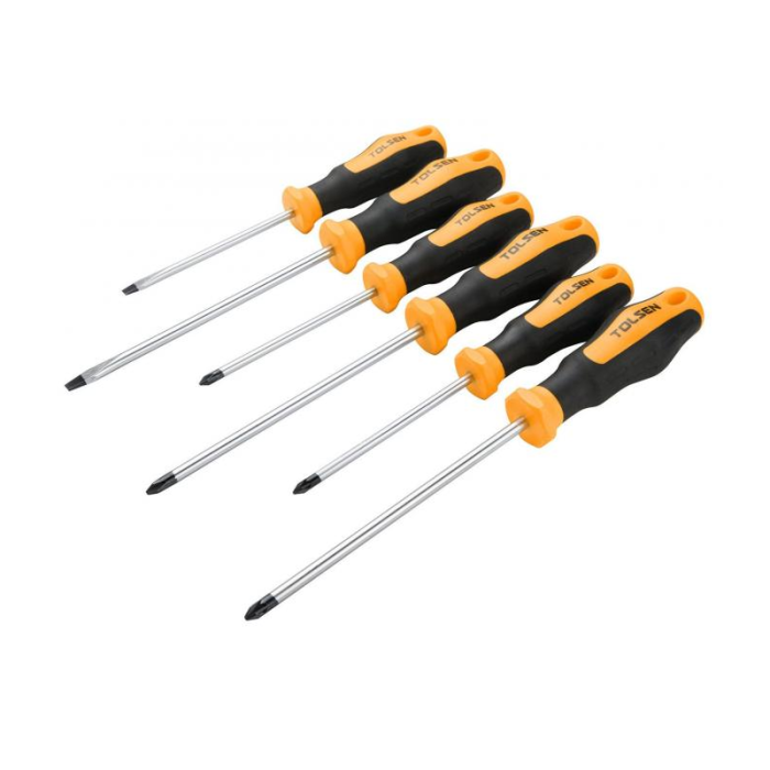 Tolsen Screwdrivers 6pcs Mixed Set Screwdriver