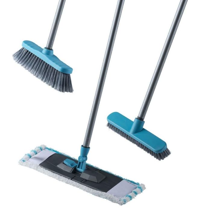 Lifetime Brooms & Floor Mop 3pcs Cleaning Set