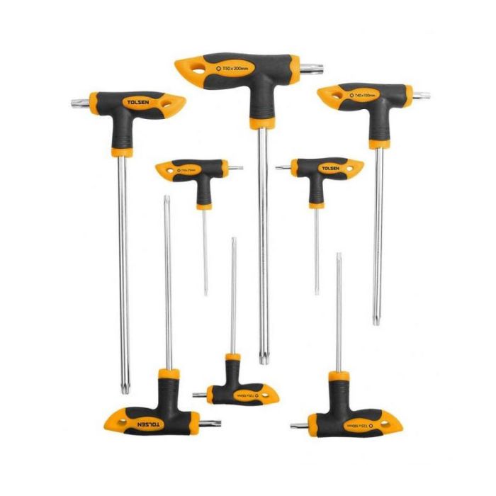 Tolsen Torx T-Handle 8pcs Set Screwdriver