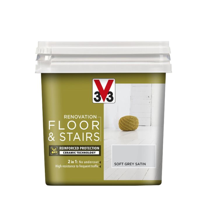 V33 Tiled Floor Renovation Paint Tarmac 750ML