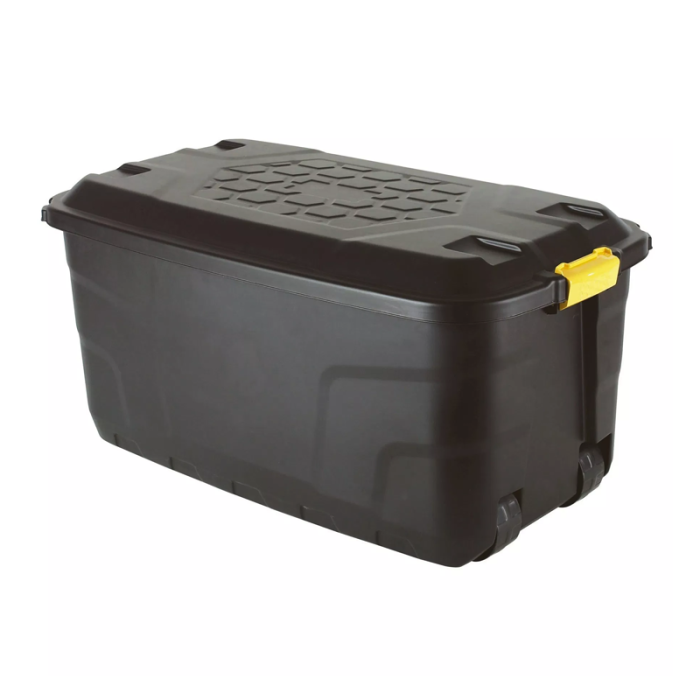 Strata 145Ltr Heavy Duty Storage Box on Wheels 94 x 52 x 45cm