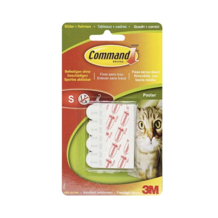 Command 3M 12pcs 46x15mm Poster Adhesive Strips