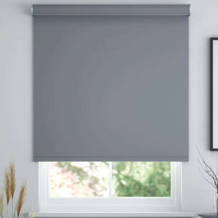 Roller Blind Blackout 240cm(L)x200cm(W) Grey