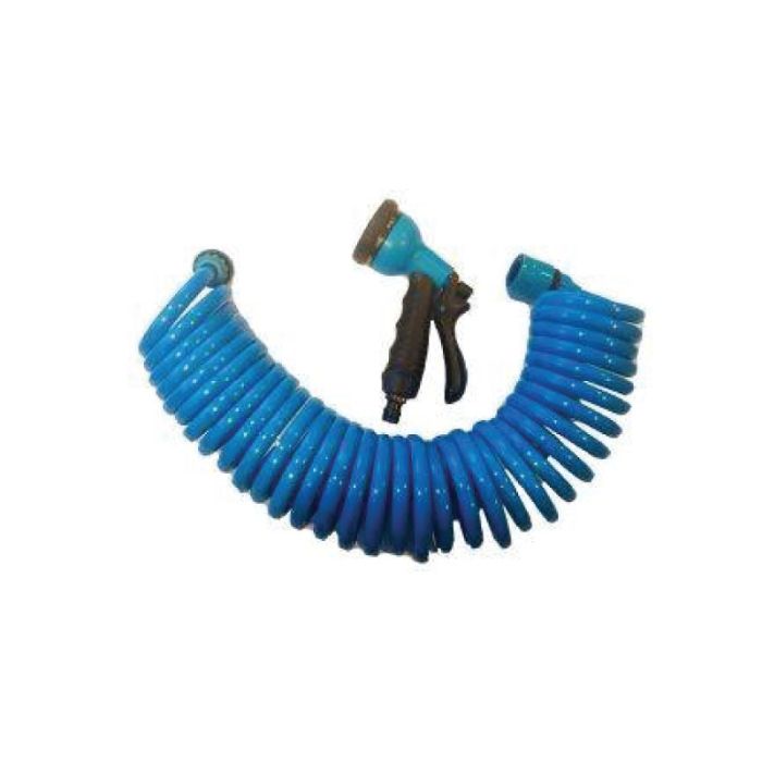 H&C HCGH3424 15m Spiral Hose Set 2pcs