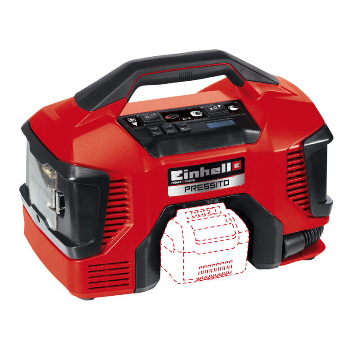 Einhell PRESSITO TE-AC 18/11 Li AC-Solo 10L Hybrid-Compressor - Bare