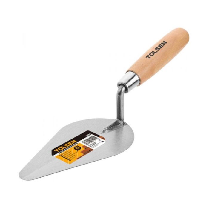 Tolsen 160mm Wooden Handle Laying Brick Trowel