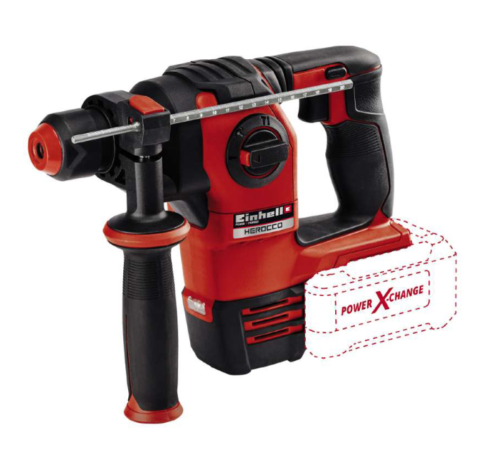 Einhell HEROCCO 4.38kg 18V Solo SDS Plus Επαναφορτιζόμενο Πιστολέτο - Bare