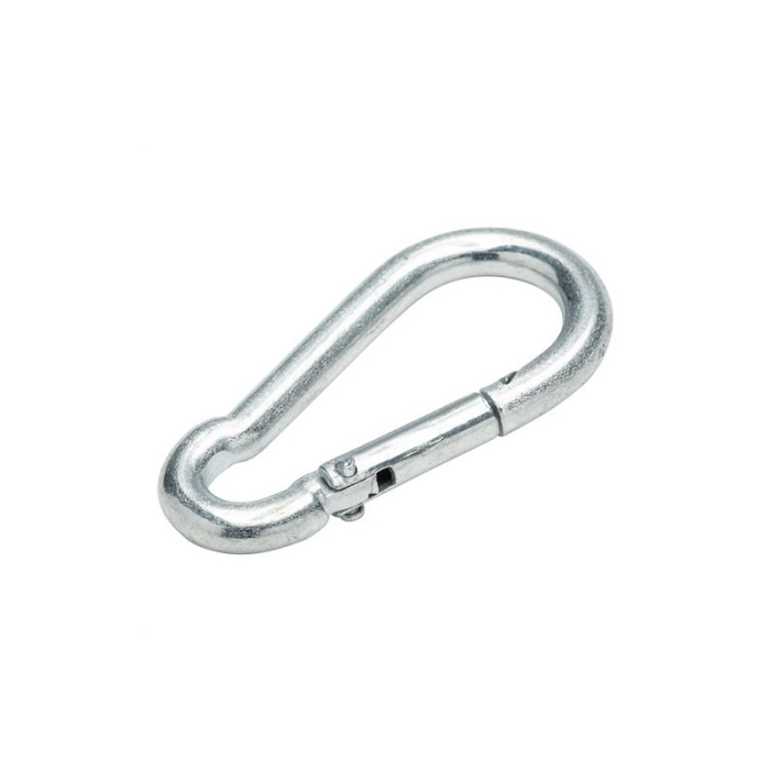 Steel Spring Snap Hook Grey 7x70mm