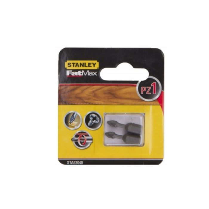 Stanley STA62040 25mm 2Pcs Set Pz1 Screwdriver Bits