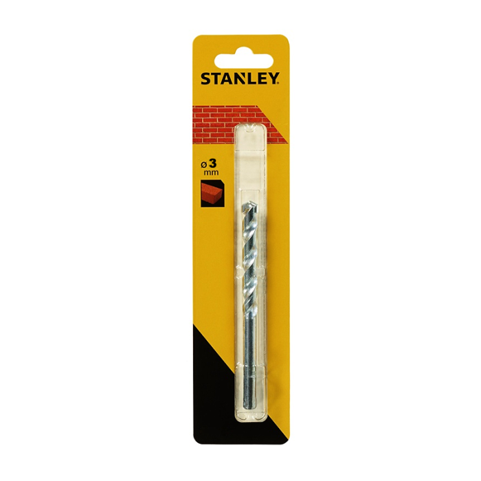 Stanley Masonry / Brickwork Drill Bit 3mm