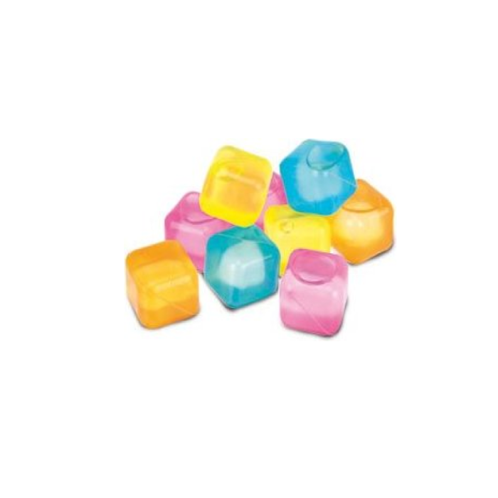 Multicolour Square Plastic Ice Cubes