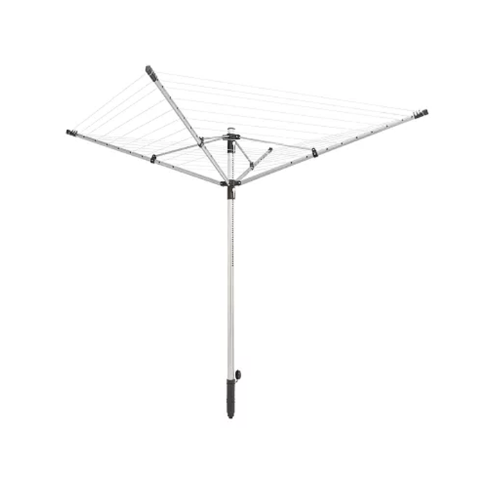 Leifheit Aluminum Linopush 4-Arms 50m Rotary Clothes Dryer