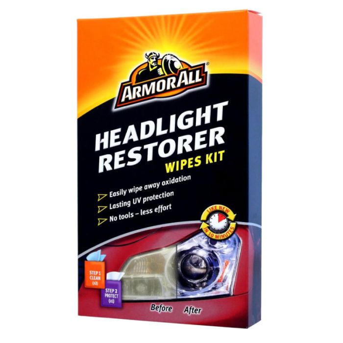 Armor All Headlight Restorer Car Wipes