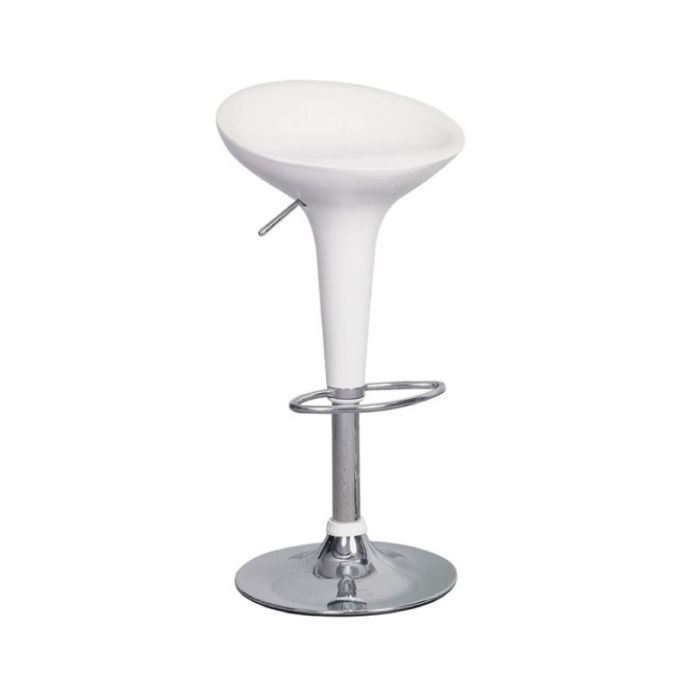 Disco E-00005349 (E248,1) White Crhomed Stool