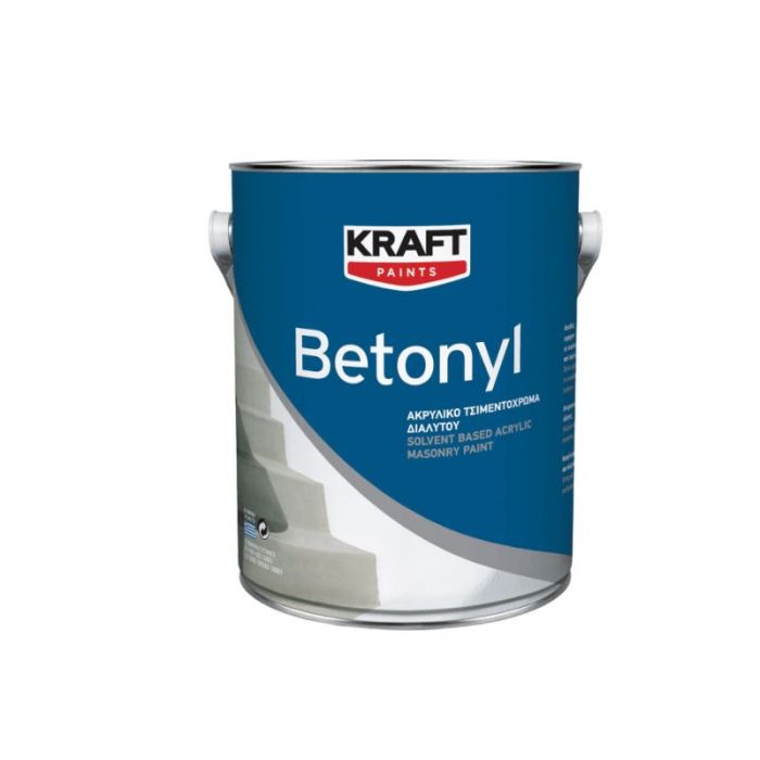 Kraft Betonyl White 3L Τσιμεντόχρωμα Διαλύτου