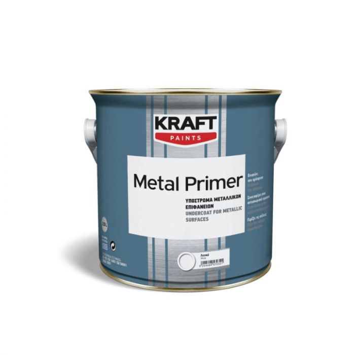 Kraft Metal Υπόστρωμα Μεταλλικών Επιφανειών Λευκό 0.75L