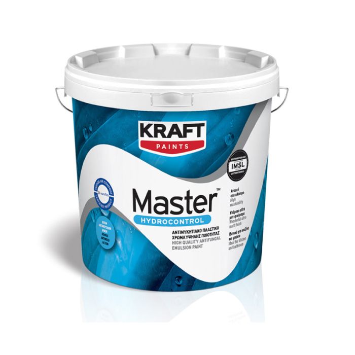 Kraft Master Hydrocontrol Anti Mould Paint White 0.75L