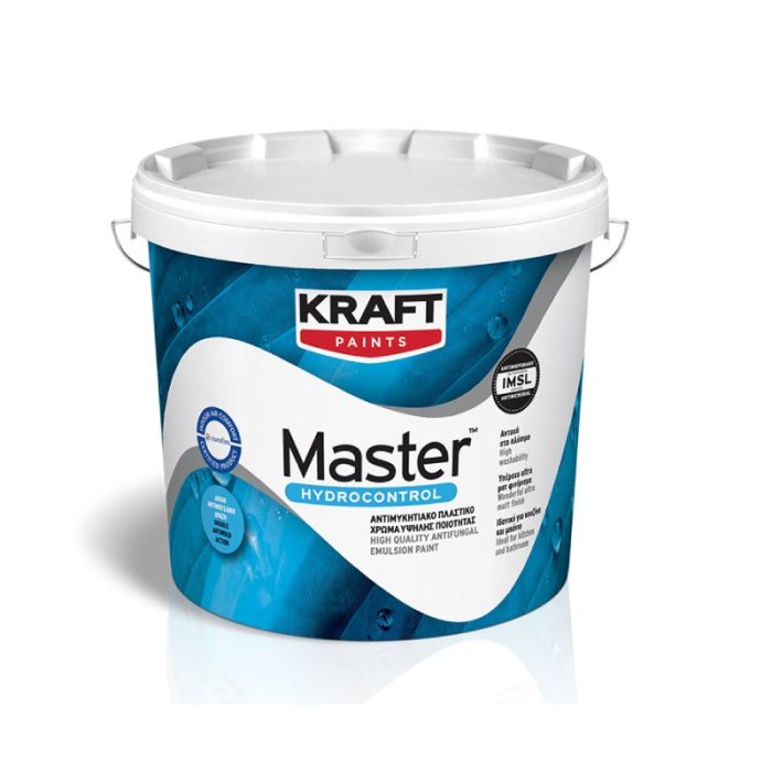 Kraft Master Hydrocontrol Anti Mould Paint White 10L