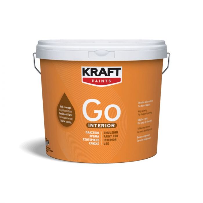 Kraft Go Πλαστικό Χρώμα Λευκό 0.75L