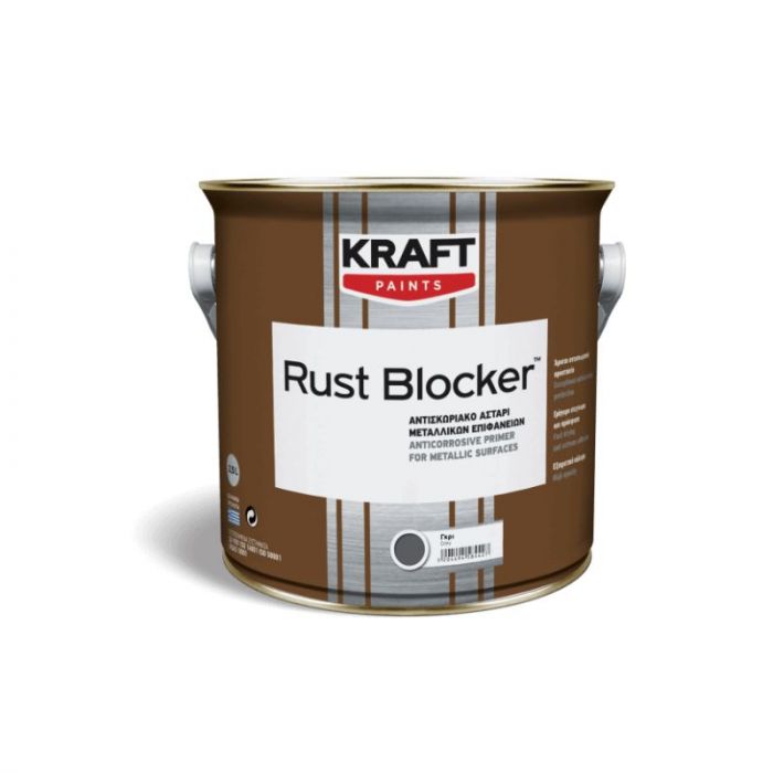 Kraft Rust Blocker Αντισκωριακό Αστάρι Λευκό 0.75L