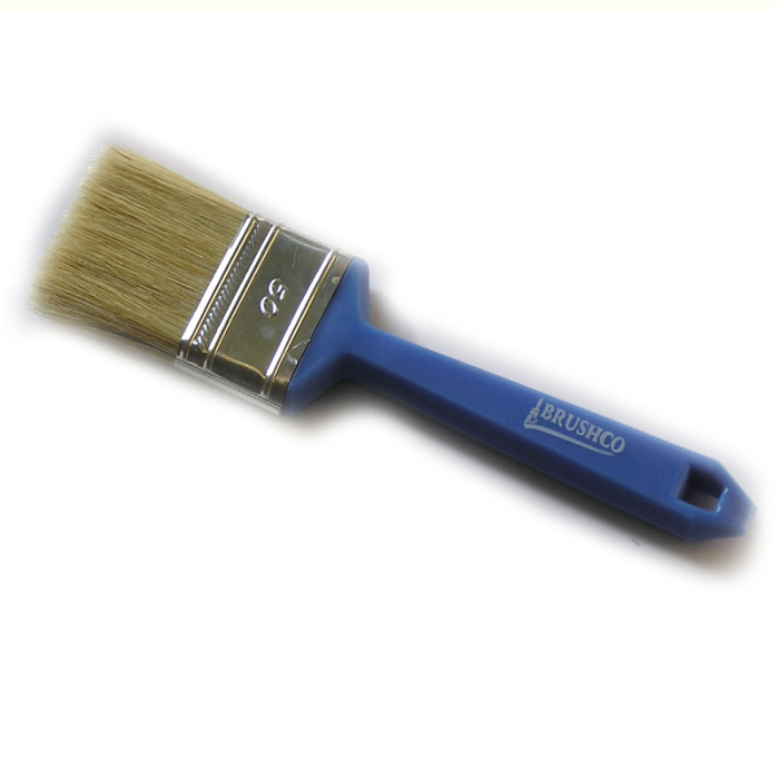 Brushco Z49W Blue Straight Paint Brush 100mm