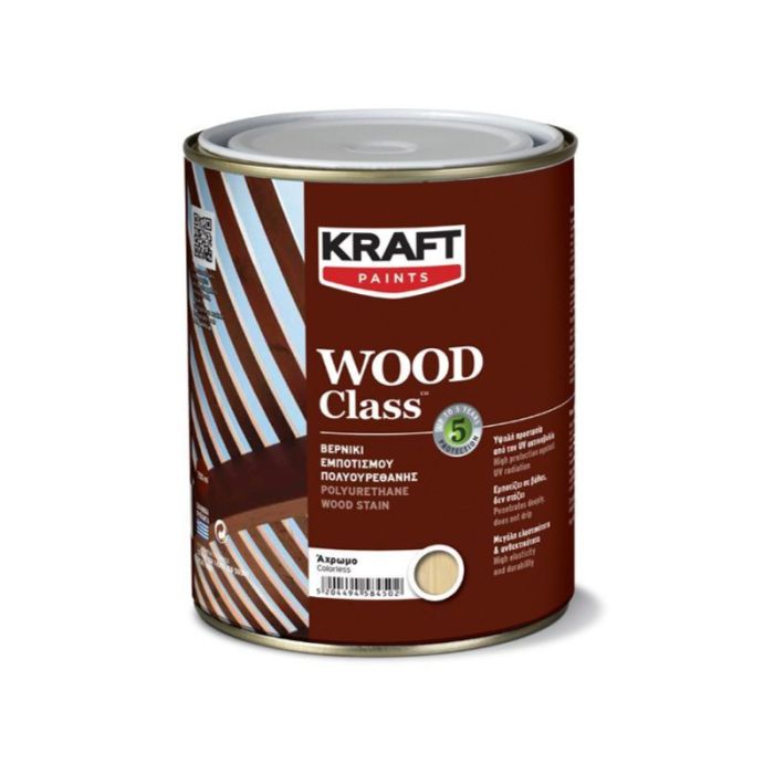 Kraft Wood Class Wood Stain Mahogany 2.5L