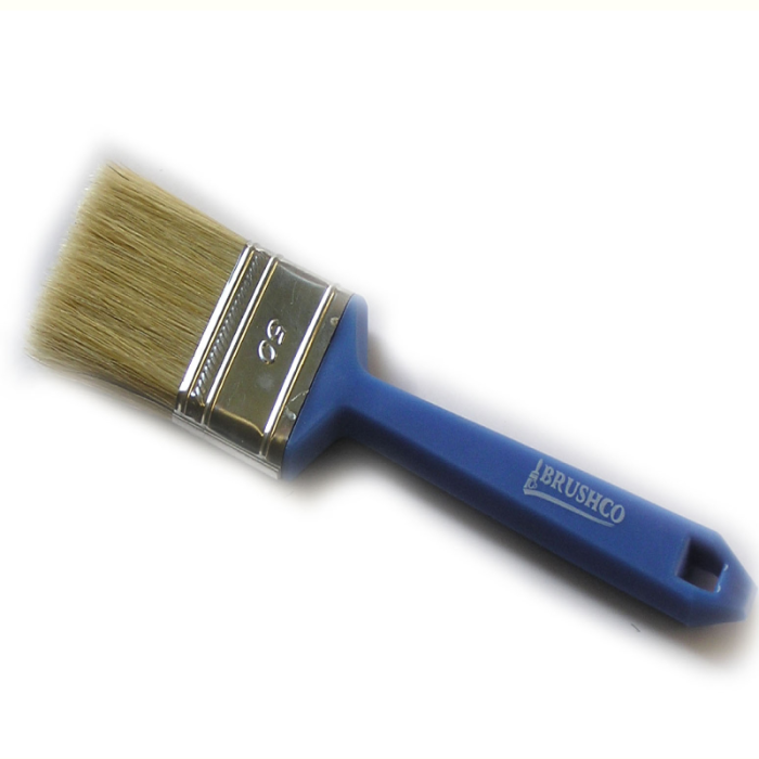 Brushco Z49W Blue Straight Paint Brush 50mm