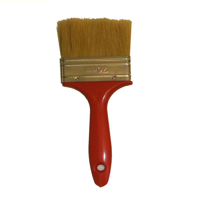 Eco Z109W Red Straight Paint Brush 76mm