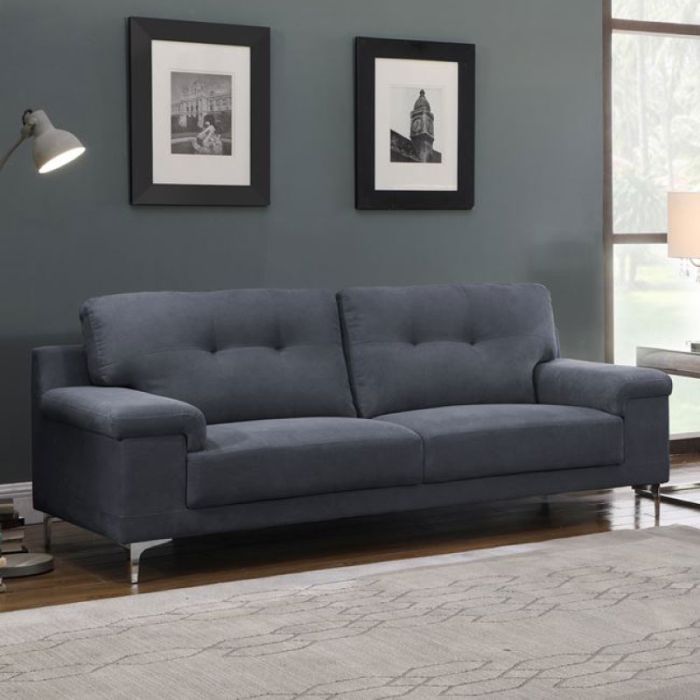 Note E-00021080 Blue Grey 3-Seater Sofa