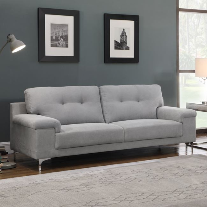 Note E-00021078 (E965,32) Light Grey 3-Seater Sofa
