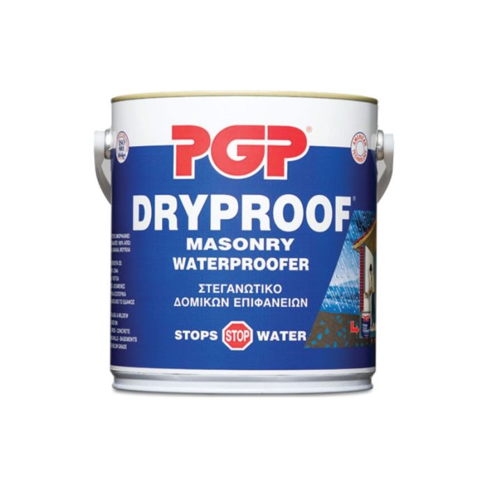 Pgp Dryproof Masonry Waterproofer Damp Proof Paint Άσπρο 3L